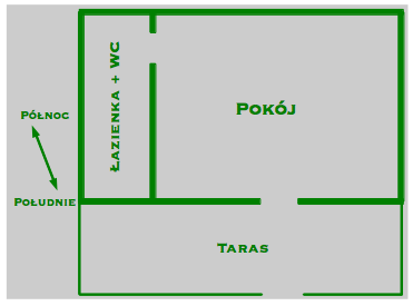 Plan mniejszego domku