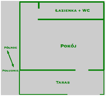 Plan większego domku